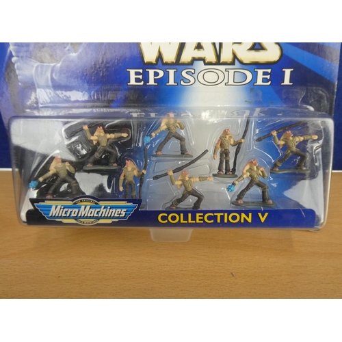 337 - Three boxed Star Wars Episode 1 Micro Machines Collection I, II, and V.