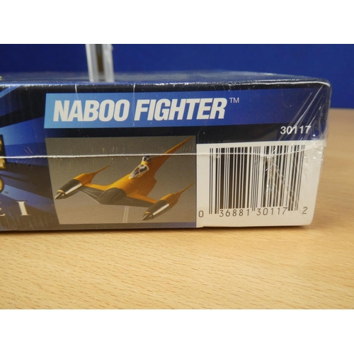 338 - Two boxed Star Wars Episode I Snapfast model kits 'Droid Fighters' and 'Naboo Fighter'.