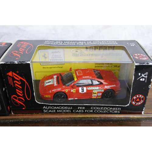 213 - A boxed Brumm R238 Alfa Romeo 33TT12, scale 1:43 and a boxed Bang 8019 Ferrari 348GT.