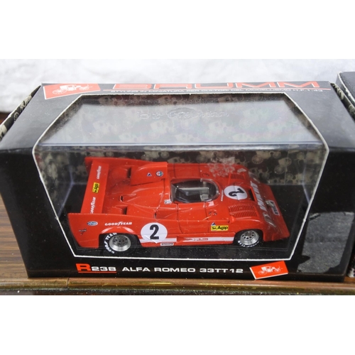 213 - A boxed Brumm R238 Alfa Romeo 33TT12, scale 1:43 and a boxed Bang 8019 Ferrari 348GT.