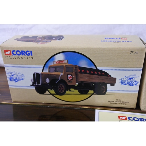 233 - A Corgi Classics 'Scheiwe's Coal' White Sacks Truck set.