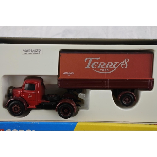 243 - A Corgi 'Terry's Chocolates York' Bedford O Series Artic Truck set.