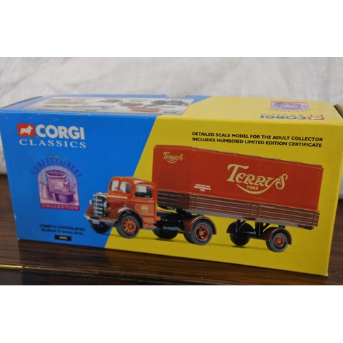 243 - A Corgi 'Terry's Chocolates York' Bedford O Series Artic Truck set.