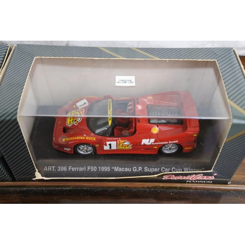 244 - A pair of Detail Cars Platinum 1:43 scale models - includes a 1995 Ferrari F50 'Macau G.P.Supercar C... 