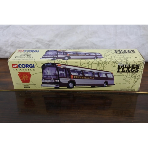 248 - A Corgi Classics 'Pennsylvania Railroad' transport bus.