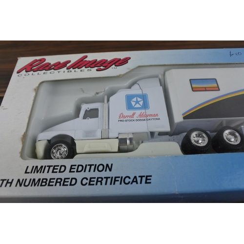 258 - A Corgi Race Image collectibles 'Mopar - Darrell Alderman' Race Transportation Truck.