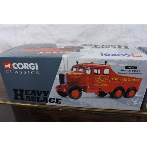 269 - A Corgi Classics 'Siddle C.Cook Ltd' Scammell Constructor heavy haulage set.