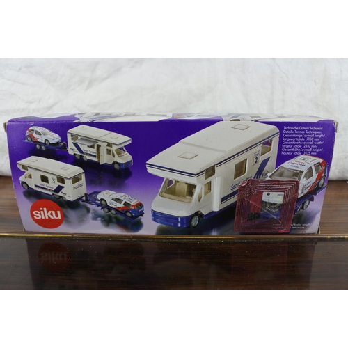 275 - A Siku Super Series 1:55 scale 'Sport System' Dormobile & Touring Car set.