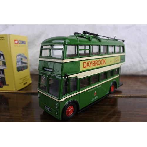 290 - A Corgi Classics 'Nottingham City Transport' Karrier W Trolleybus Set.