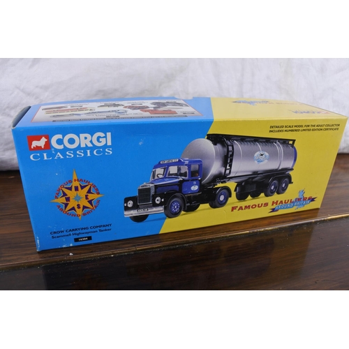 291 - A Corgi Classics 'Crow Carrying Company' Scammell Highwayman Tanker.