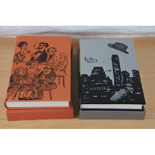 61 - Two boxed the Folio Society books 'The Best of Raconteurs' and 'The Best of Dorothy Barker'.