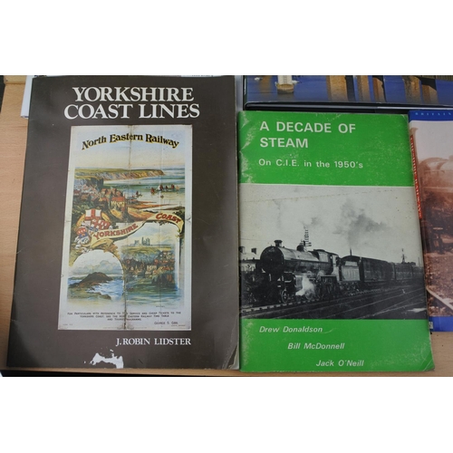 92 - A collection of locomotive reference books.