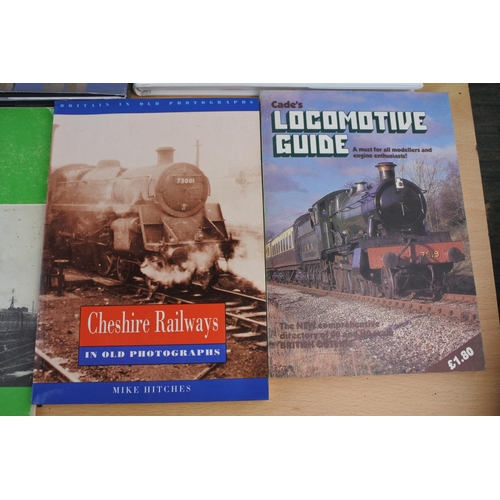 92 - A collection of locomotive reference books.