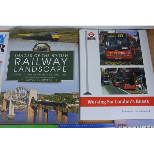 92 - A collection of locomotive reference books.