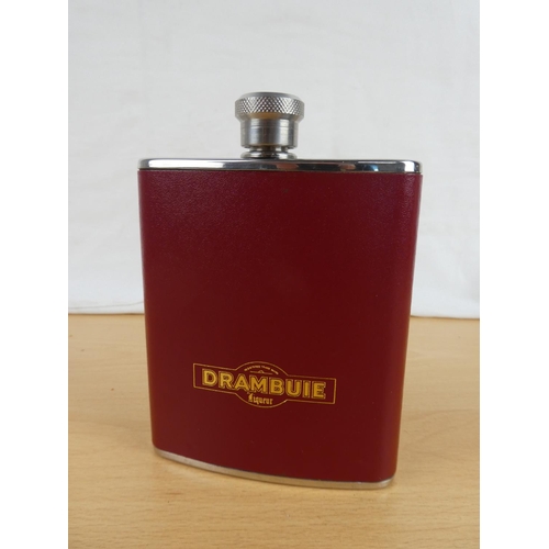 112 - A Drambuie whiskey hip flask.