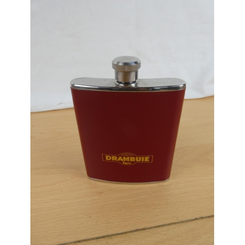 112 - A Drambuie whiskey hip flask.