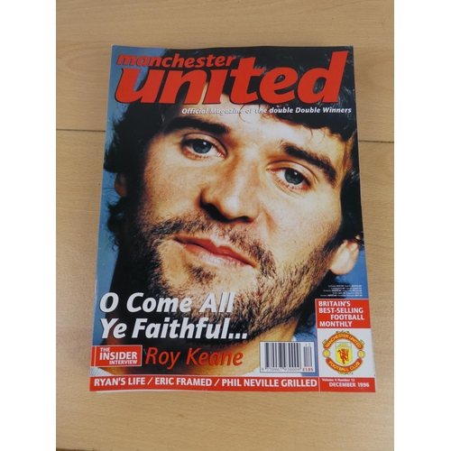 148 - A large lot of Manchester United official magazines.