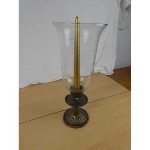 154 - A large lantern candle holder.