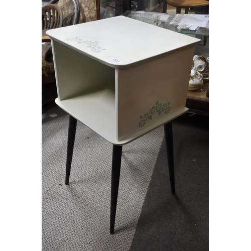 203 - A vintage/ retro bedside table. Approx 74x40x37cm.