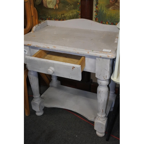 208 - An upcycled pine washstand. Approx 62x60x35cm.