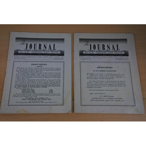 246 - Four 1955/56 Custom & Excise journals and more.