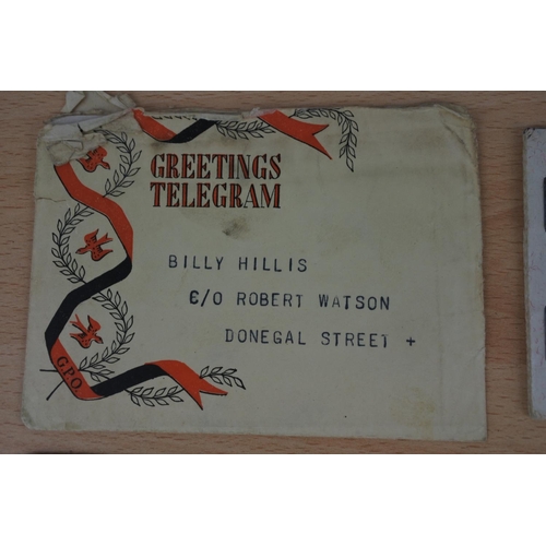 247 - An interesting lot of paperwork to include a 1947/1948 clothing book and more.