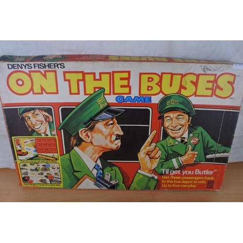 252 - A vintage boxed 'On the Buses' game.