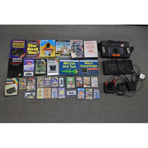 274 - A job lot of of vintage electronic games, tapes and more, to include Sinclair ZX spectrum & more.