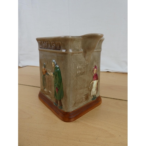 304 - A stunning large Royal Doulton 'Oliver Asks for More' character jug. Approx 15cm.