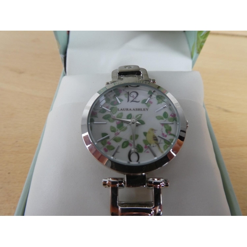 334 - A boxed Laura Ashley wrist watch.