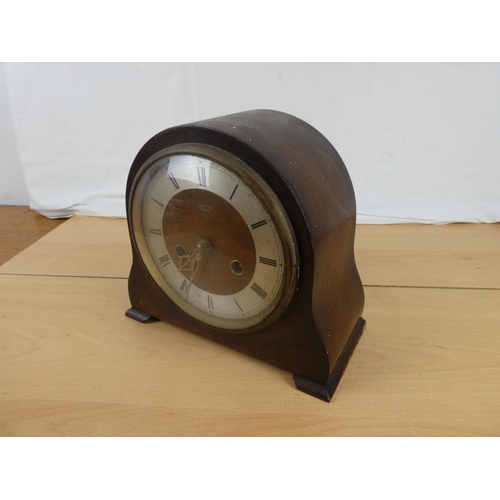 358 - A vintage Smiths Enfield mantle clock.