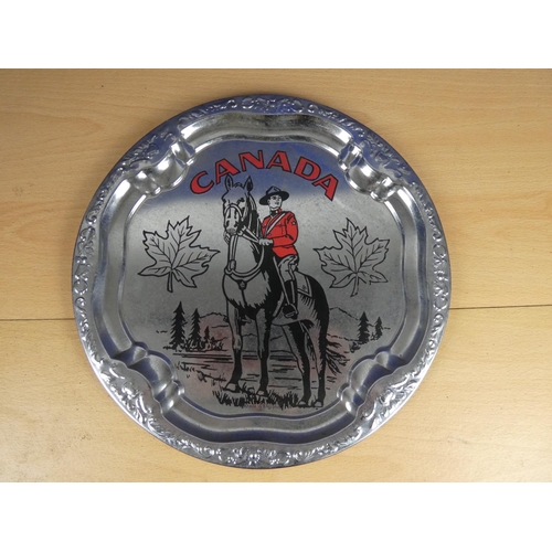 380 - A 'Canada' souvenir tray. Approx 30cm.