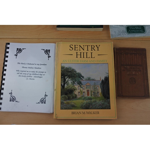 418 - A collection of local history books to include Sentry Hill, The Hamely Tongue and more.