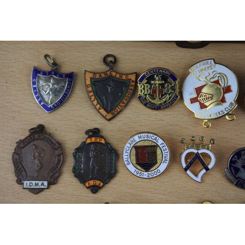 437 - An assorted lot of badges and medals,