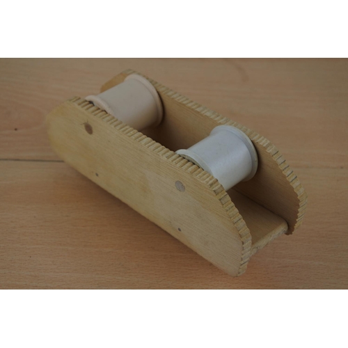 440 - A small handmade wooden tank.