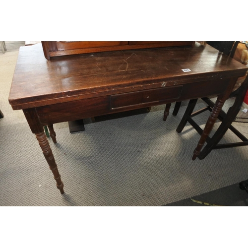 447 - An antique turn over leaf table.