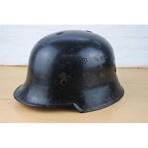 490 - A military helmet.