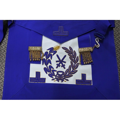 491 - A lot of Masonic aprons.