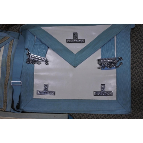 498 - A lot of Masonic aprons.