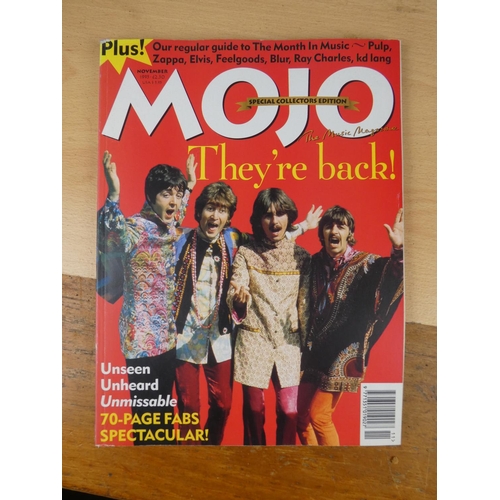 512 - A collection of vintage Mojo and Q music Magazines.