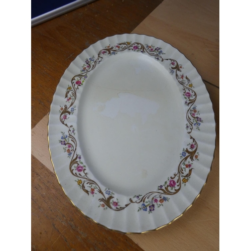 522 - A Minton Hatton Garden platter and two others.