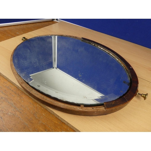 531 - An antique mirror for restoration.