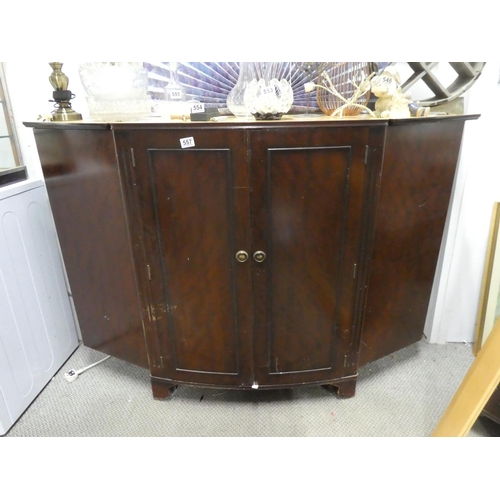 557 - A stunning vintage cocktail cabinet with formica top.