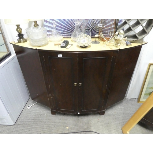 557 - A stunning vintage cocktail cabinet with formica top.