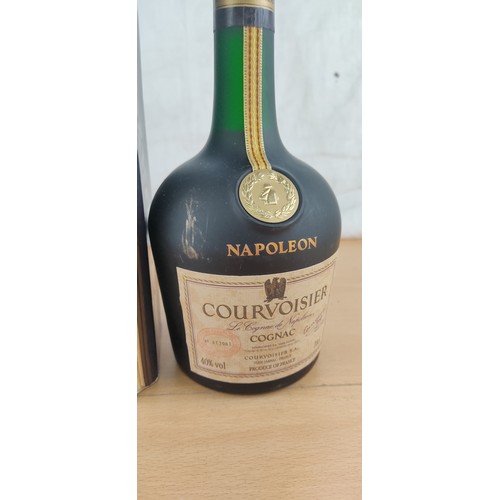 318B - A vintage bottle of Napoleon Courvoisier, Le Cognac de Napoleon.