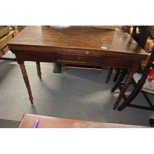 447 - An antique turn over leaf table.