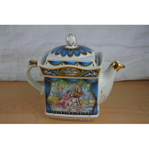 56 - A lot of collectors teapots to include Sadler and more.