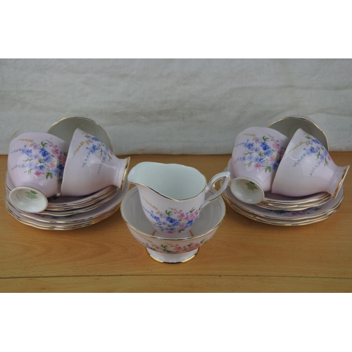 71 - A stunning Royal Standard bone china tea set.