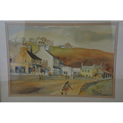 108 - A stunning framed watercolour by Nora Milne. Approx 43x33cm.