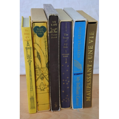 116 - Five boxed Folio Society books to include 'My Brilliant Career by Miles Franklin', 'My Life by Thoma... 